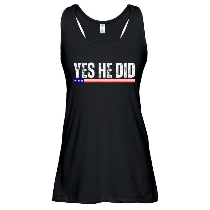 Yes He Can And Yes He Did Vintage Ladies Essential Flowy Tank