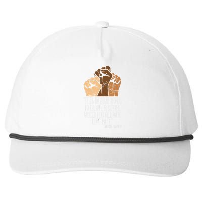 Your Hands Create Better World Black Lives Matter Blm Gift Snapback Five-Panel Rope Hat