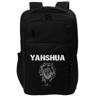 Yahshua Hebrew Christ Lion Tribe Of Judah Great Gift Impact Tech Backpack