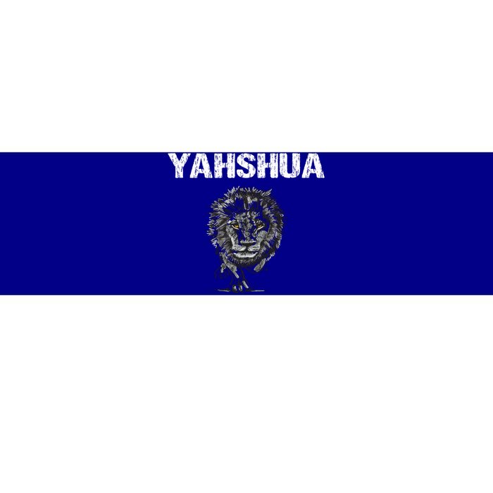 Yahshua Hebrew Christ Lion Tribe Of Judah Great Gift Bumper Sticker