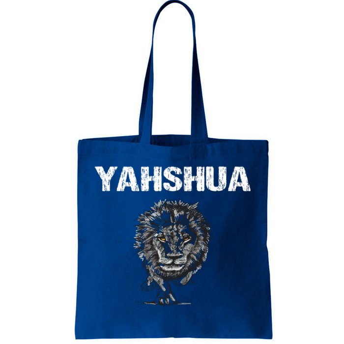 Yahshua Hebrew Christ Lion Tribe Of Judah Great Gift Tote Bag