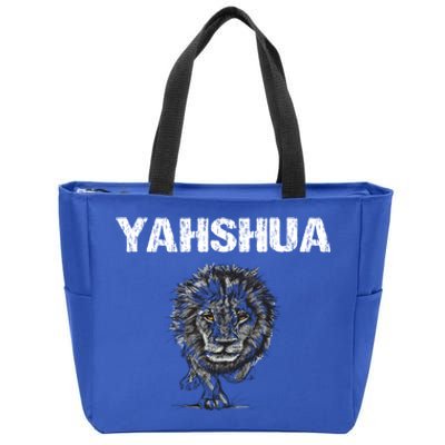 Yahshua Hebrew Christ Lion Tribe Of Judah Great Gift Zip Tote Bag