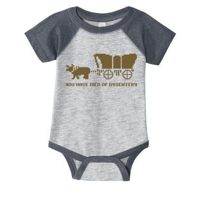You Have Died Of Dysentery Oregon Trail Infant Baby Jersey Bodysuit
