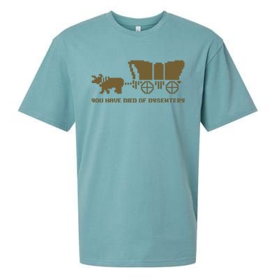 You Have Died Of Dysentery Oregon Trail Sueded Cloud Jersey T-Shirt