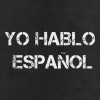 Yo Hablo Espanol I Speak Spanish Funny 7 Panel Mesh Trucker Snapback Hat