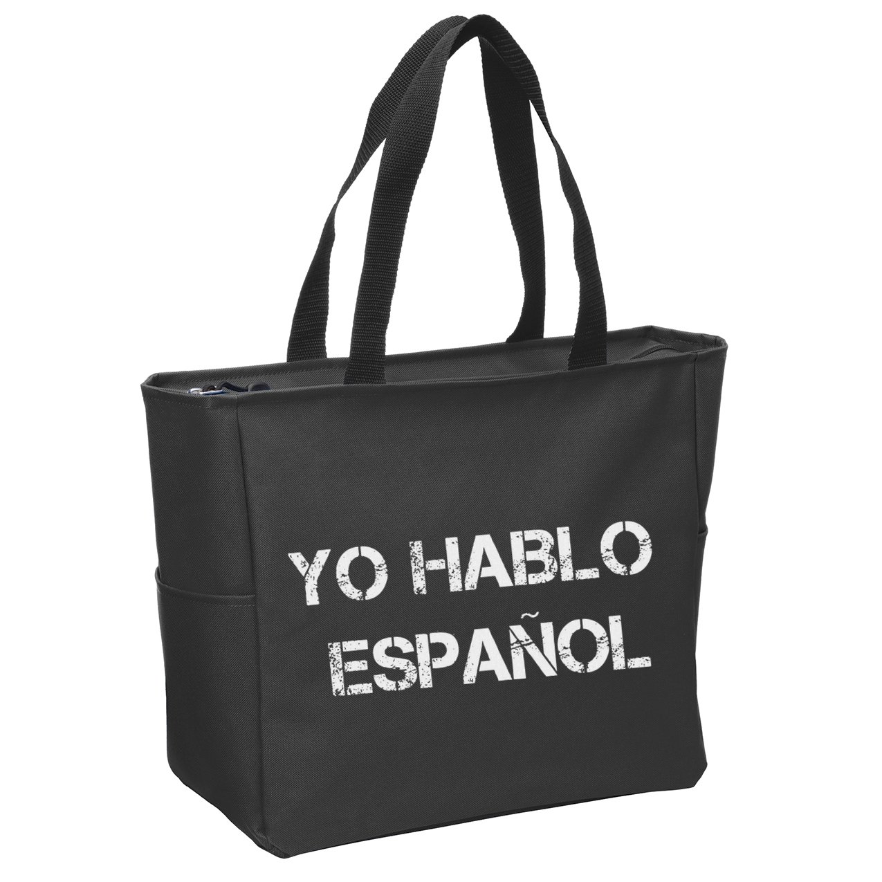 Yo Hablo Espanol I Speak Spanish Funny Zip Tote Bag