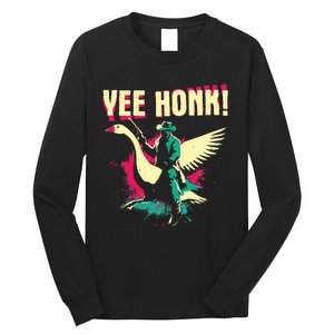 Yee Honk Funny Goose Meme Long Sleeve Shirt