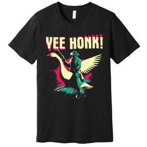 Yee Honk Funny Goose Meme Premium T-Shirt