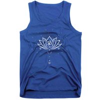 Yoga Harmony Great Gift Lotus Flower With Moon And Om Symbol Gift Tank Top