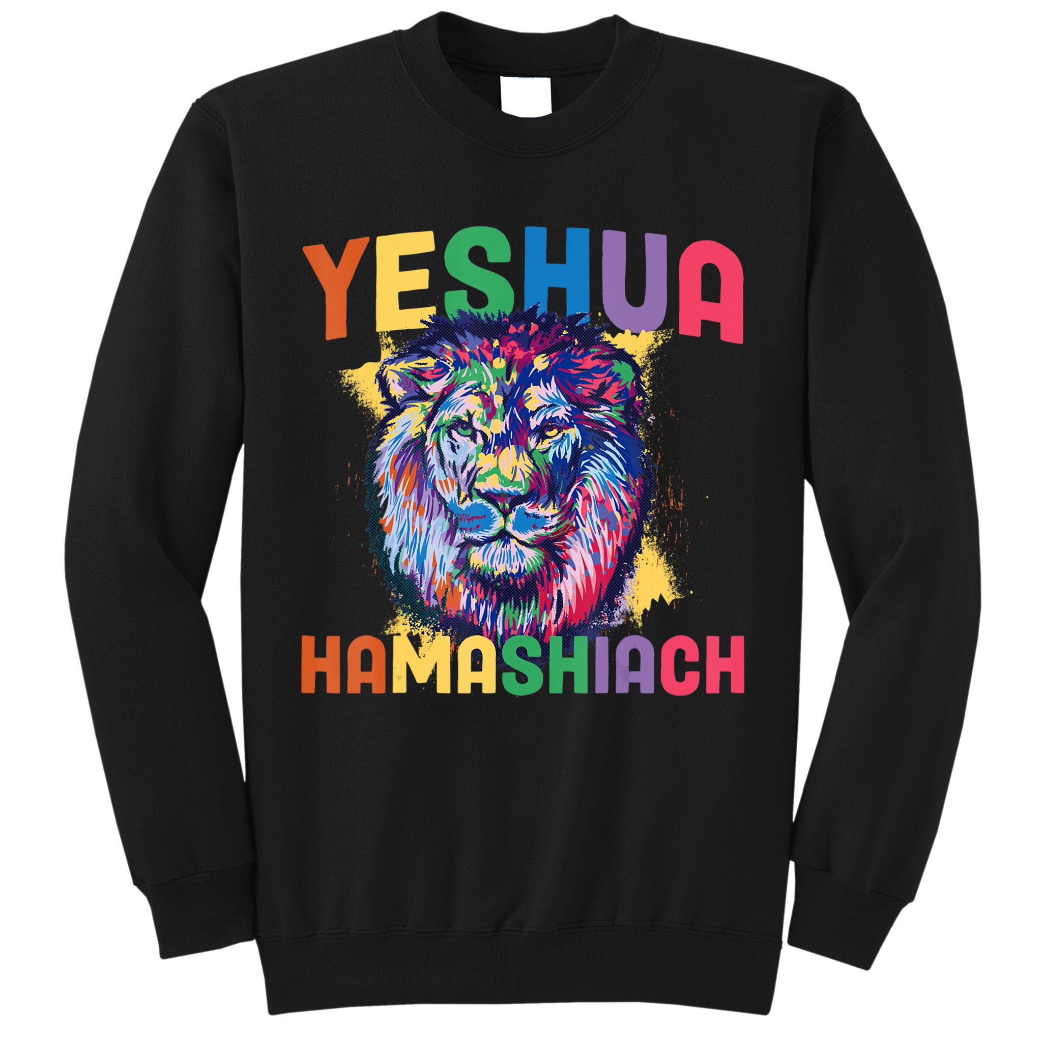 Yeshua Hamashiach Hebrew Jesus Christian Bible Yeshua Tall Sweatshirt