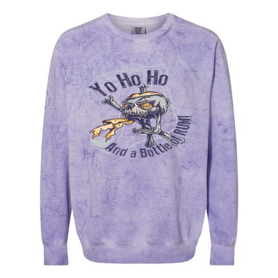 Yo Ho Ho And A Bottle Of Rum! Gift Colorblast Crewneck Sweatshirt