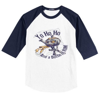 Yo Ho Ho And A Bottle Of Rum! Gift Baseball Sleeve Shirt