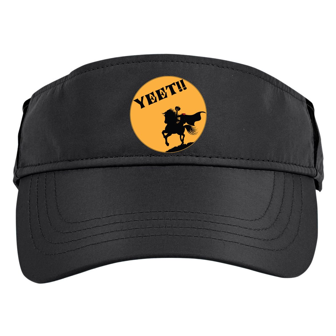 YEET!! Headless Horseman Funny Halloween Adult Drive Performance Visor