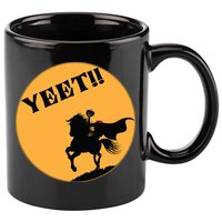 YEET!! Headless Horseman Funny Halloween 11oz C Handle Ceramic Mug