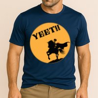 YEET!! Headless Horseman Funny Halloween Cooling Performance Crew T-Shirt