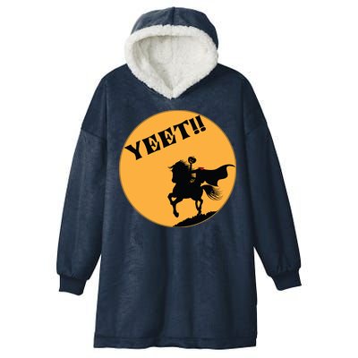 YEET!! Headless Horseman Funny Halloween Hooded Wearable Blanket