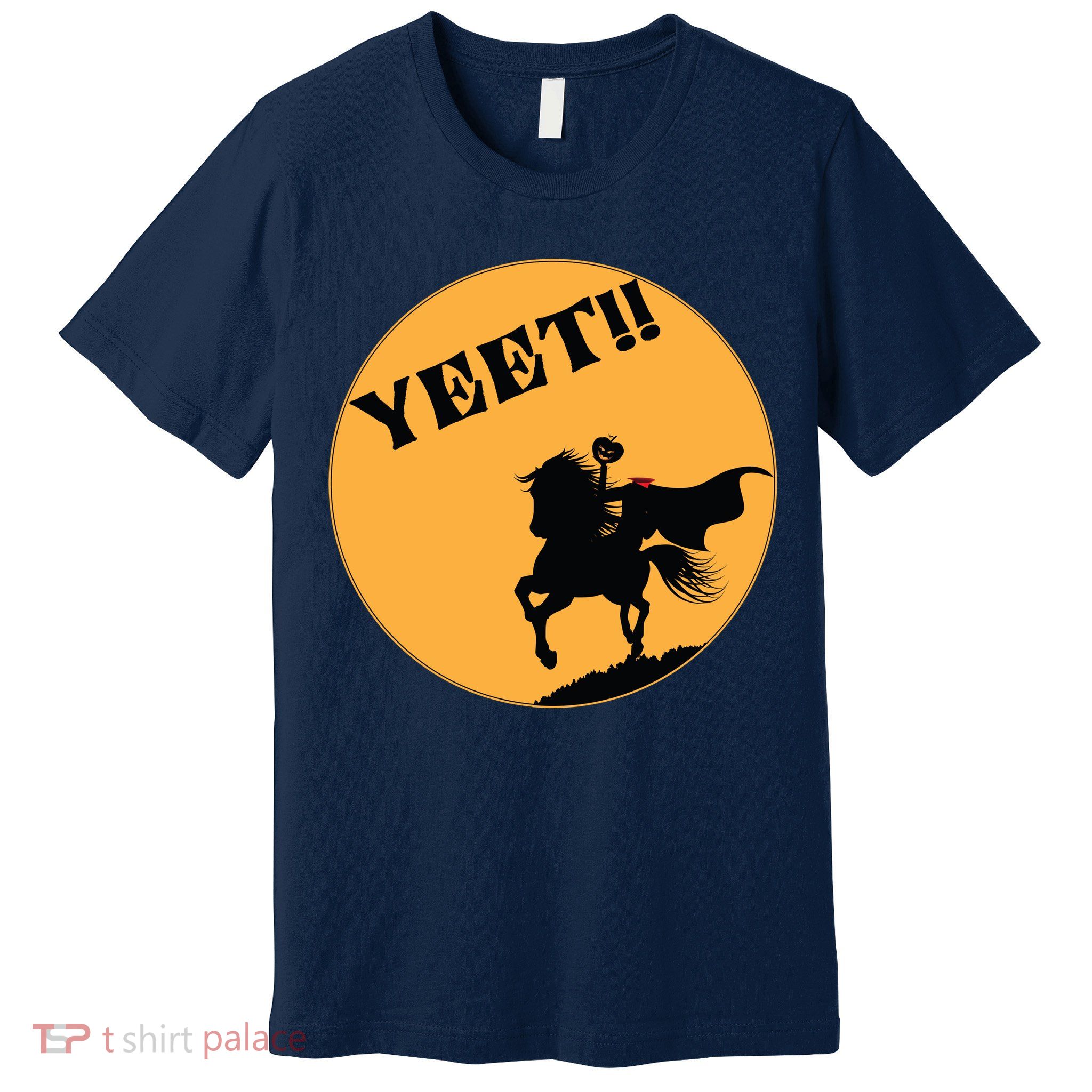 YEET!! Headless Horseman Funny Halloween Premium T-Shirt