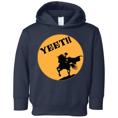 YEET!! Headless Horseman Funny Halloween Toddler Hoodie