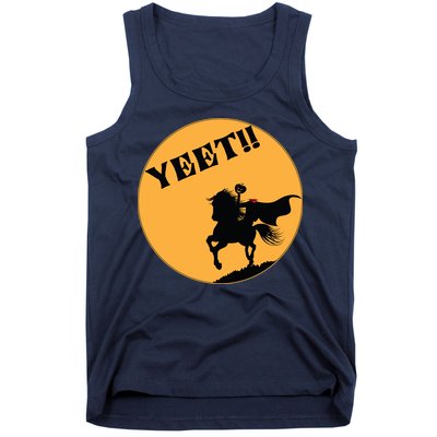 YEET!! Headless Horseman Funny Halloween Tank Top