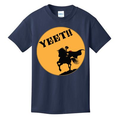 YEET!! Headless Horseman Funny Halloween Kids T-Shirt