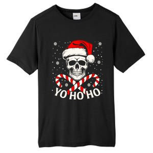 Yo Ho Ho Christmas Skull And Crossbones Pirate Xmas Season Gift Tall Fusion ChromaSoft Performance T-Shirt