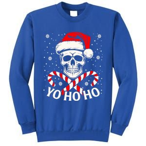 Yo Ho Ho Christmas Skull And Crossbones Pirate Xmas Season Gift Sweatshirt