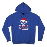 Yo Ho Ho Christmas Skull And Crossbones Pirate Xmas Season Gift Tall Hoodie