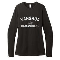 Yeshua Hamashiach Hebrew Messiah Jesus Womens CVC Long Sleeve Shirt