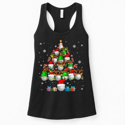 Your Hole Is My Goal Santa Playing Ugly Golf Christmas Womens Tank Top