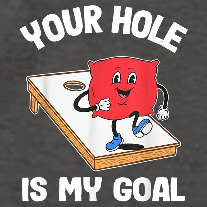 Your Hole Is My Goal Corn Hole Bean Bag Sarcastic Cornhole Vector Backpack