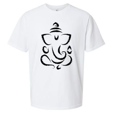 Yoga Hindu Indian Meditation Deepavali Diwali Rangoli Ganesh Sueded Cloud Jersey T-Shirt