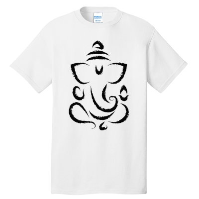 Yoga Hindu Indian Meditation Deepavali Diwali Rangoli Ganesh Tall T-Shirt