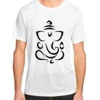 Yoga Hindu Indian Meditation Deepavali Diwali Rangoli Ganesh Adult ChromaSoft Performance T-Shirt