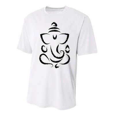 Yoga Hindu Indian Meditation Deepavali Diwali Rangoli Ganesh Performance Sprint T-Shirt