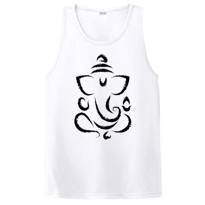 Yoga Hindu Indian Meditation Deepavali Diwali Rangoli Ganesh PosiCharge Competitor Tank