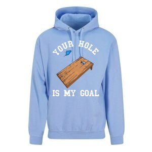 Your Hole Is My Goal Board Toss Game Lover Tossing Bag Gift Unisex Surf Hoodie