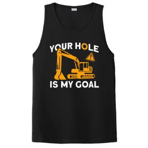 Your Hole Is My Goal Builder Contractor Meaningful Gift PosiCharge Competitor Tank