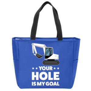 Your Hole Is My Goal Builder Gift Zip Tote Bag