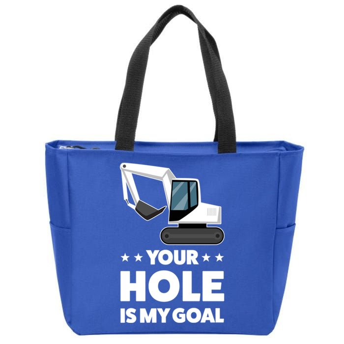 Your Hole Is My Goal Builder Gift Zip Tote Bag