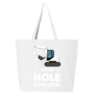 Your Hole Is My Goal Builder Gift 25L Jumbo Tote