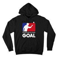 Your Hole is my Goal Funny Cornhole Player Bean Bag Game Hoodie