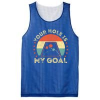 Your Hole Is My Goal Cornhole Dad Cornhole Champion Champ Cool Gift Mesh Reversible Basketball Jersey Tank