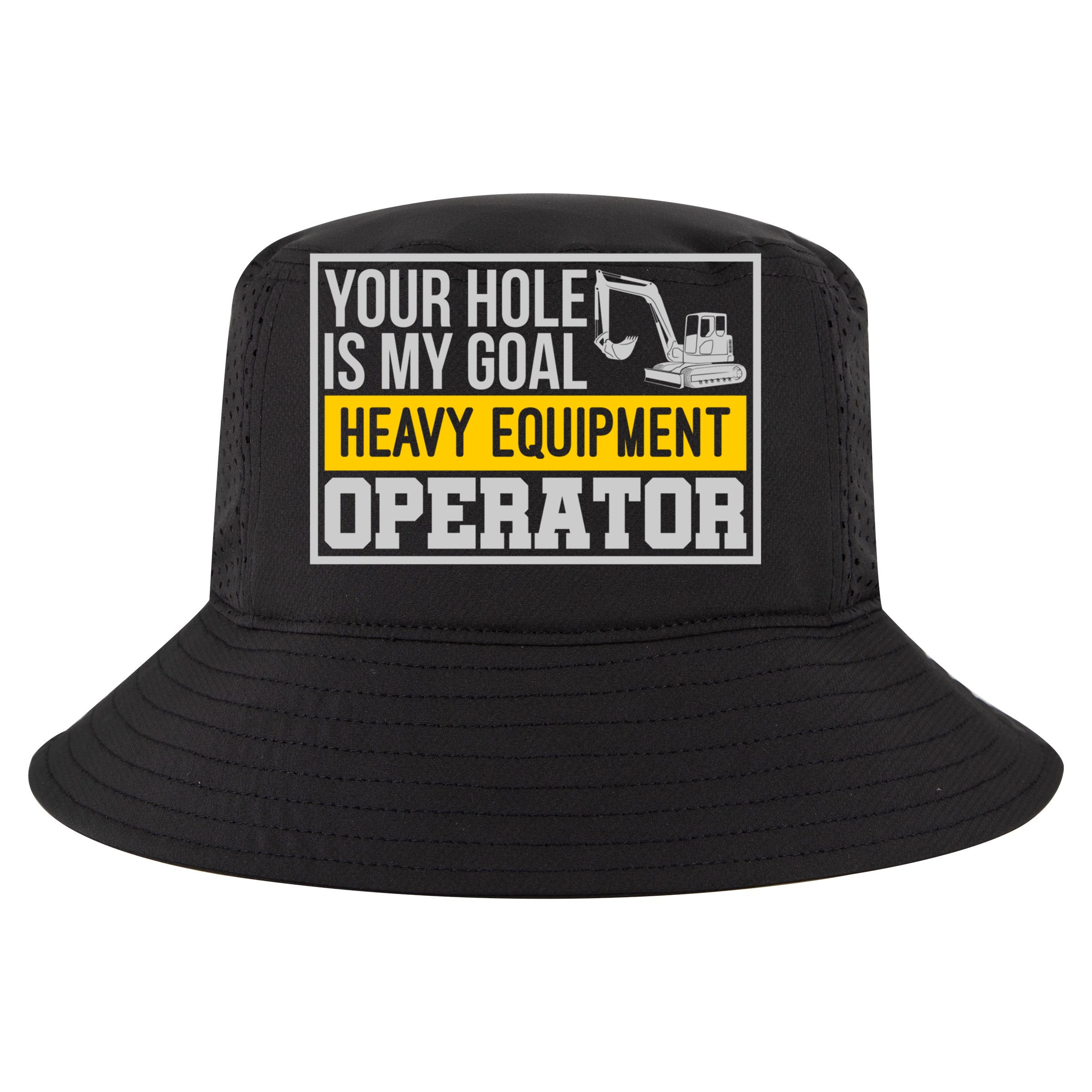 Your Hole Is My Goal Heavy Equipt Operator Excavator Gift Tall T-Shirt