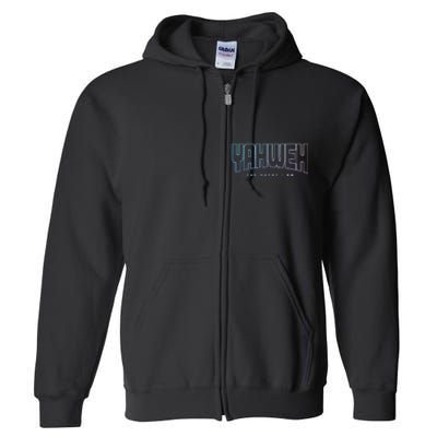 Yahweh Hebrew Israelite Jewish Christian Religious Full Zip Hoodie