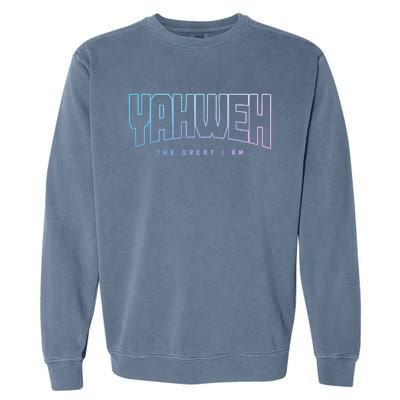 Yahweh Hebrew Israelite Jewish Christian Religious Garment-Dyed Sweatshirt