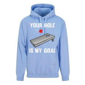 Your Hole Is My Goal Inappropriate Phrase Funny Gift Unisex Surf Hoodie