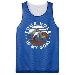 Your Hole Is My Goal Meaningful Gift Mesh Reversible Basketball Jersey Tank