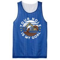 Your Hole Is My Goal Meaningful Gift Mesh Reversible Basketball Jersey Tank