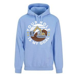 Your Hole Is My Goal Meaningful Gift Unisex Surf Hoodie