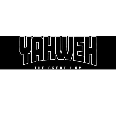 Yahweh Hebrew Israelite Jewish Christian Religious Vintage Bumper Sticker